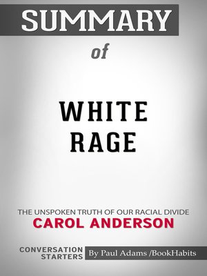 cover image of Summary of White Rage